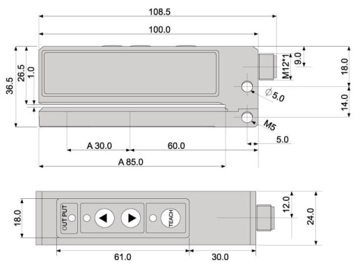 Щелевой датчик этикетки серии FC-4100