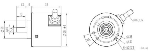 Ротационный энкодер RE-600